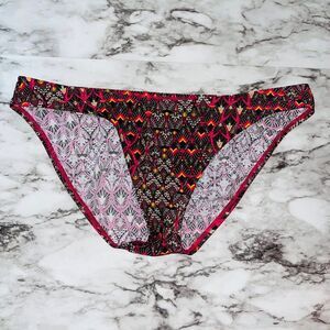 Patagonia | Swim Bikini Bottoms Paisley | Pink/Black | Womens | M